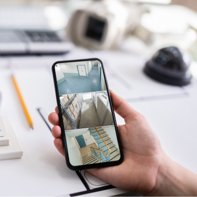 Dayton security camera feed on cell phone